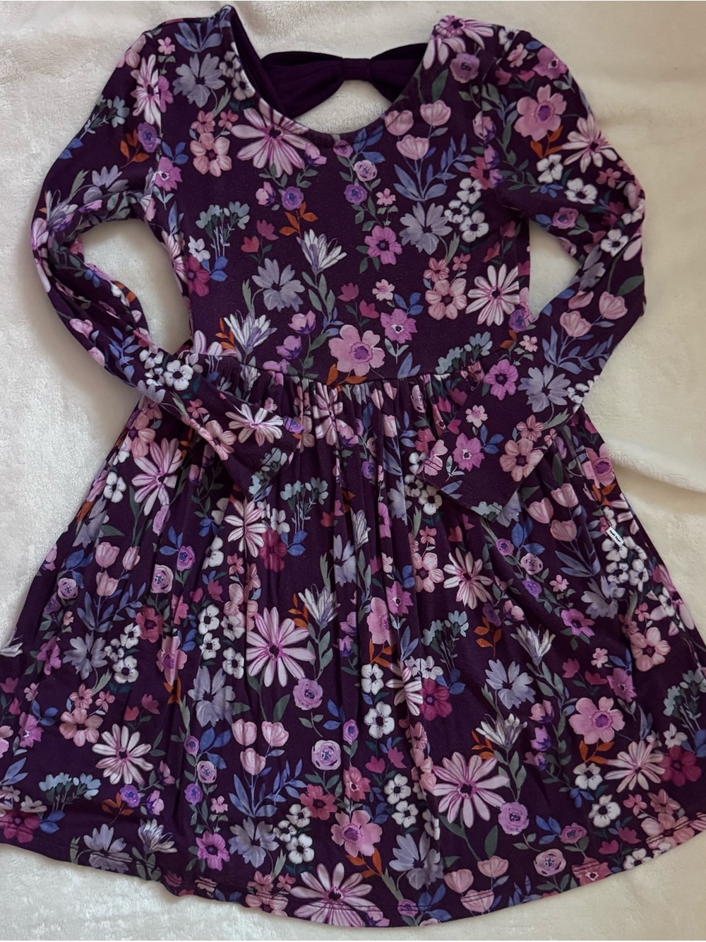 Little Sleepies Play Violet Meadow Dress